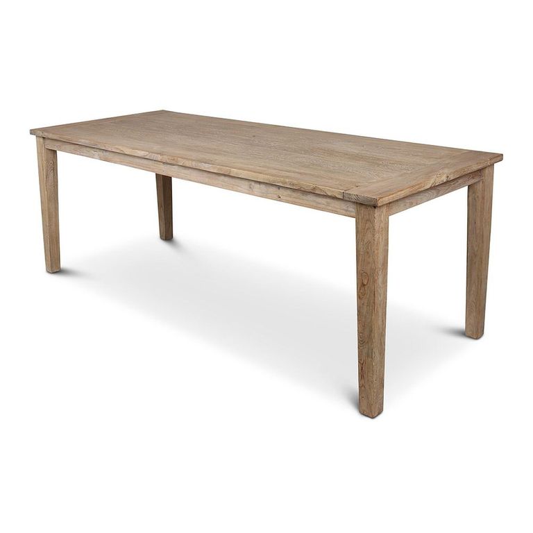 Hugo Dining Table - 180cm - 8 Seater - Natural - Teak Wood