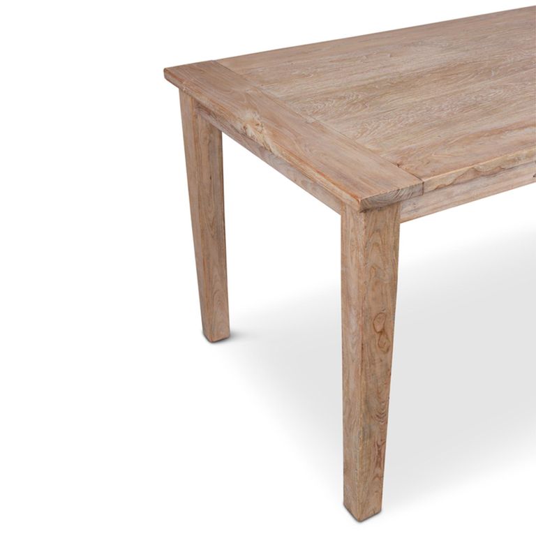 Hugo Dining Table - 180cm - 8 Seater - Natural - Teak Wood