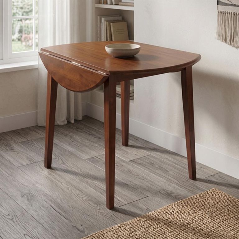 Hanover Drop Leaf Dining Table - 61cm-91cm - 2-4 Seater - Brown - Dark Oak