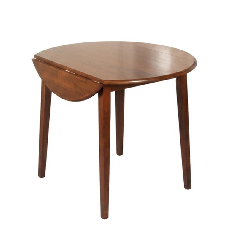 Hanover Drop Leaf Dining Table - 61cm-91cm - 2-4 Seater - Brown - Dark Oak