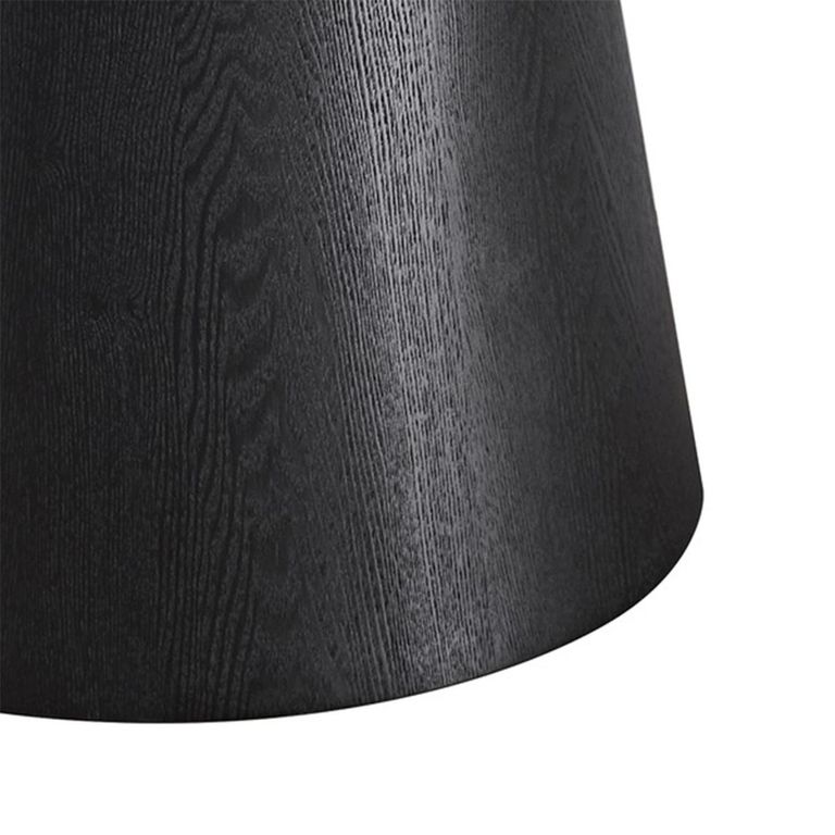 Calgary Dining Table - 110cm - 4 Seater - Round - White and Black