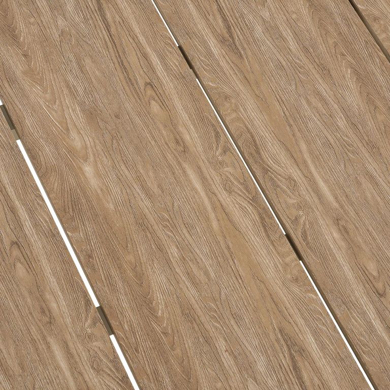 Abela Outdoor Dining Table - 200cm - 8 Seater - Sand and Natural - Wood and Aluminium