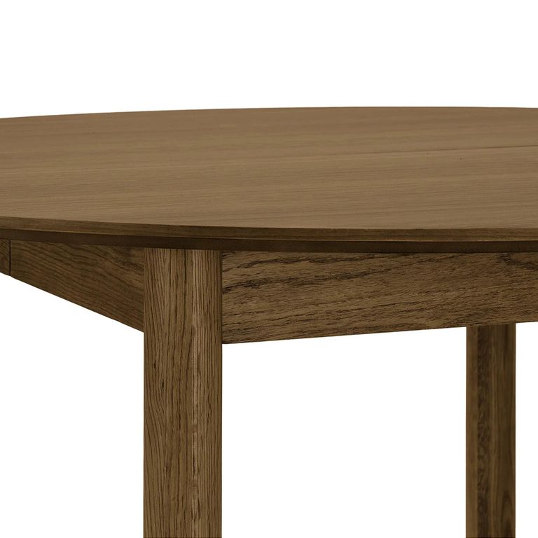 Bundaberg Oak Extending Dining Table - 120cm-220cm - 4-8 Seater - Round - Walnut