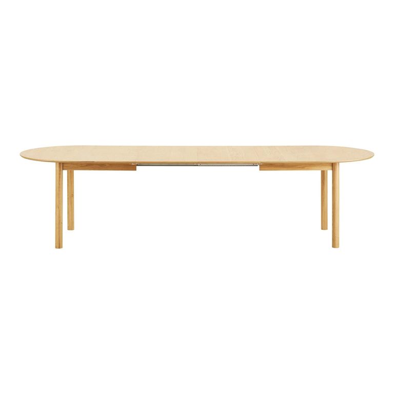 Bundaberg Oak Extending Dining Table - 200cm-300cm - 8-12 Seater - Oval - Natural