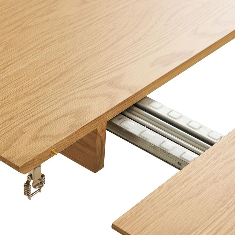Bundaberg Oak Extending Dining Table - 200cm-300cm - 8-12 Seater - Oval - Natural