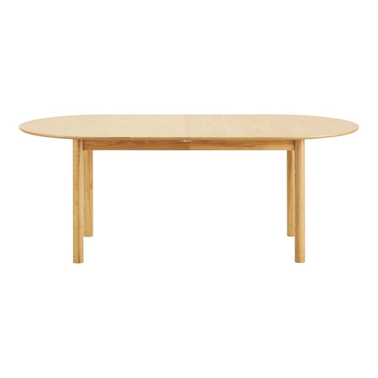 Bundaberg Oak Extending Dining Table - 200cm-300cm - 8-12 Seater - Oval - Natural