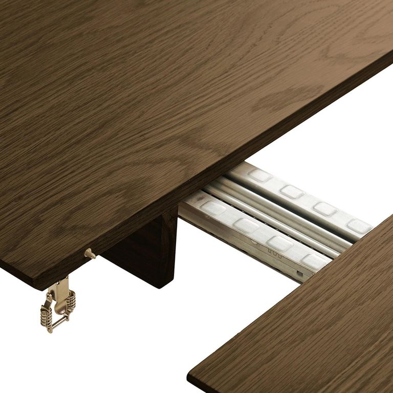 Bundaberg Oak Extending Dining Table - 200cm-300cm - 8-12 Seater - Oval - Walnut