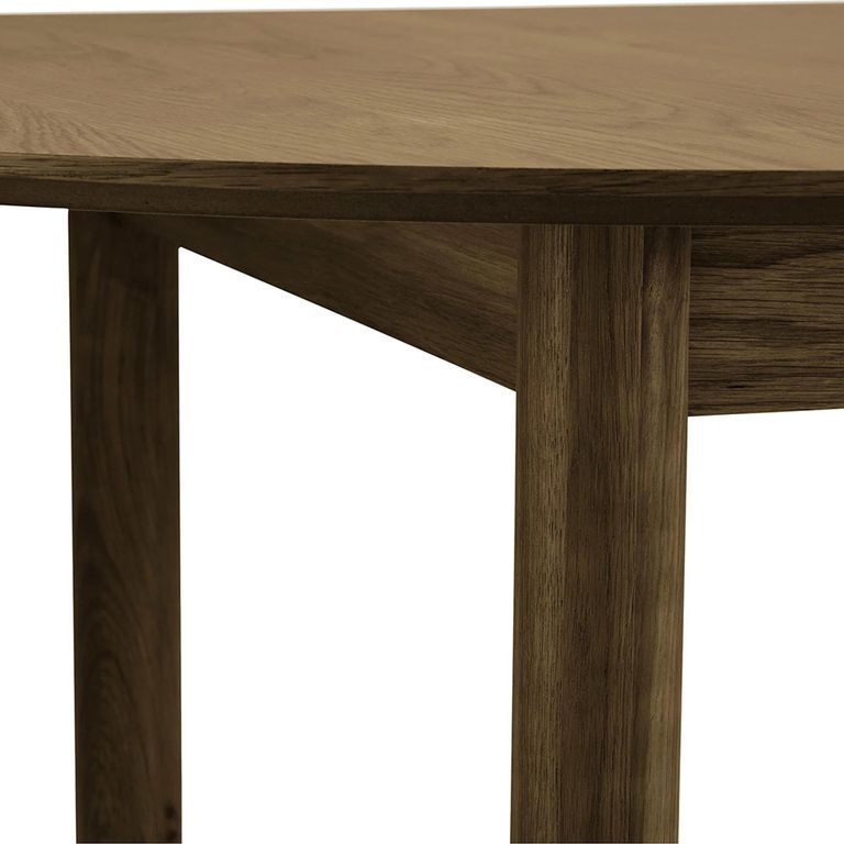 Bundaberg Oak Extending Dining Table - 200cm-300cm - 8-12 Seater - Oval - Walnut