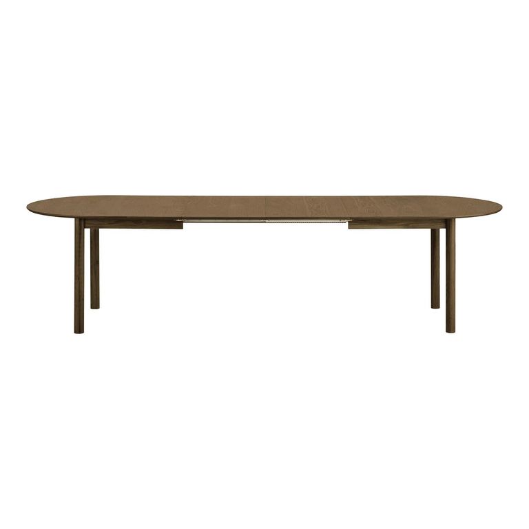Bundaberg Oak Extending Dining Table - 200cm-300cm - 8-12 Seater - Oval - Walnut