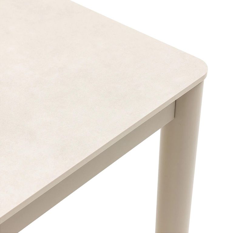 Alcudia Outdoor Dining Table - 200cm - 8 Seater - Sand - Ceramic and Aluminium