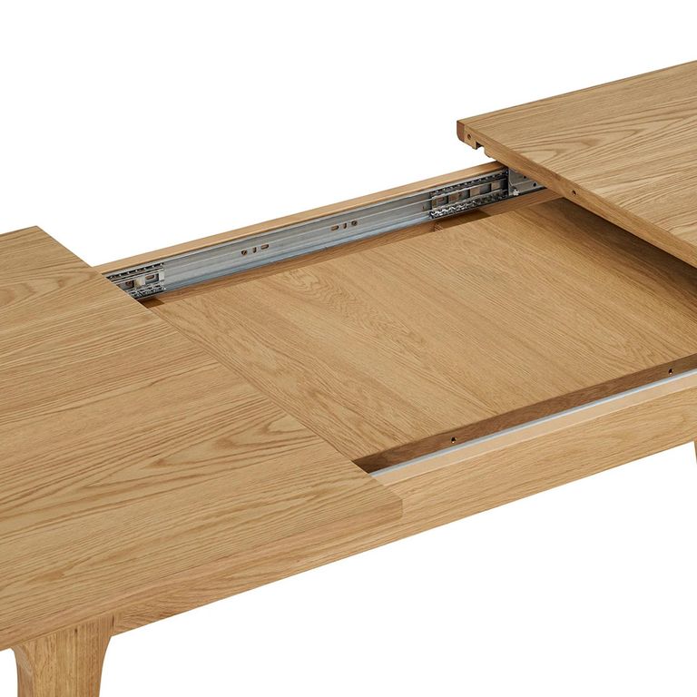 Darwin Oak Extending Dining Table - 180cm-230cm - 6-8 Seater - Natural