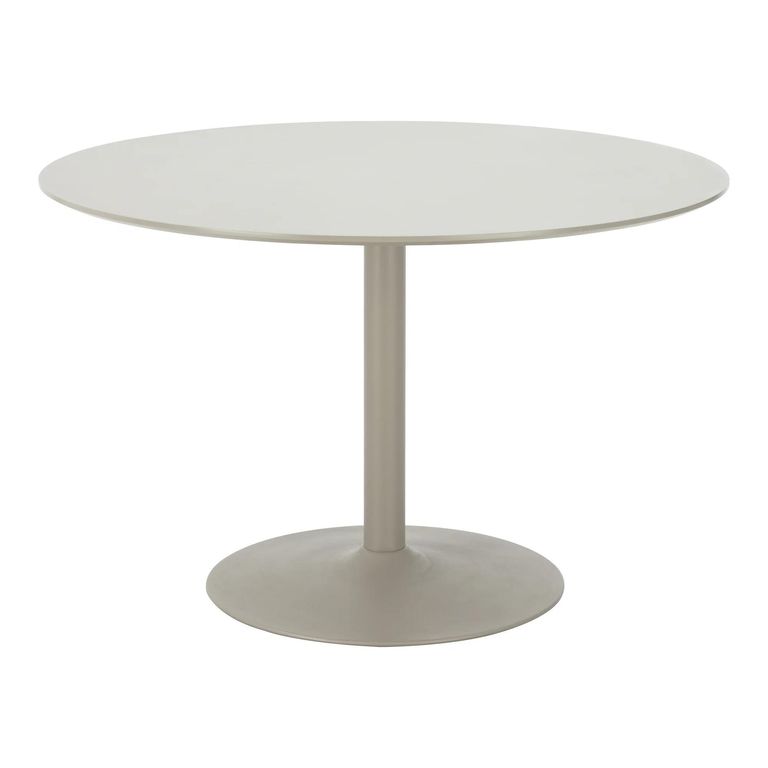 Riva Dining Table - 120cm - 4 Seater - Round - Sand - Wooden and Metal