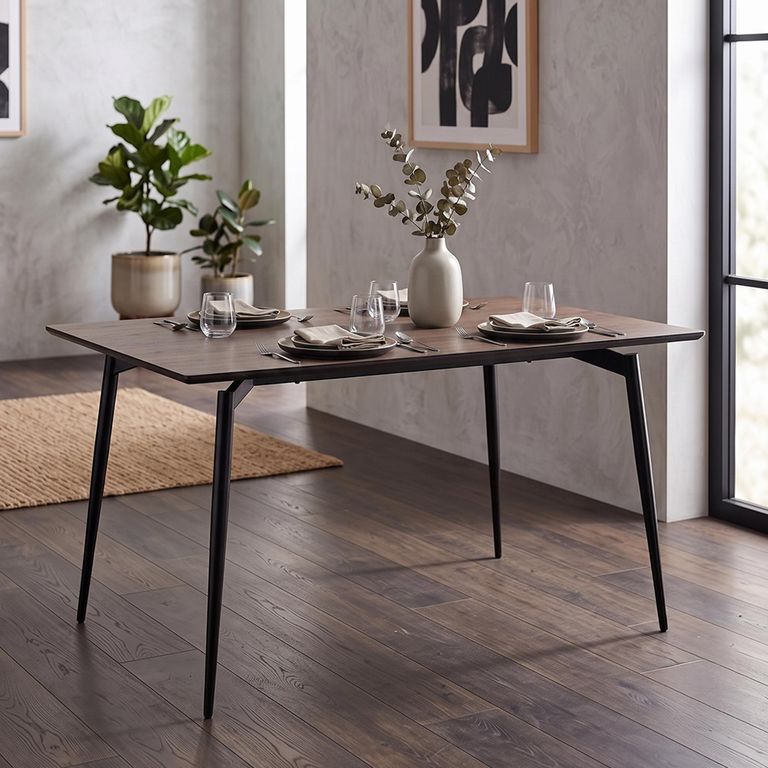 Infiniti Dining Table - 140cm - 4 Seater - Ashen Oak
