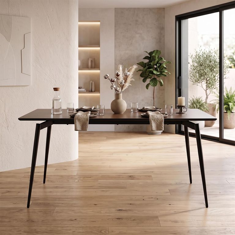 Infiniti Dining Table - 160cm - 6 Seater - Ashen Oak