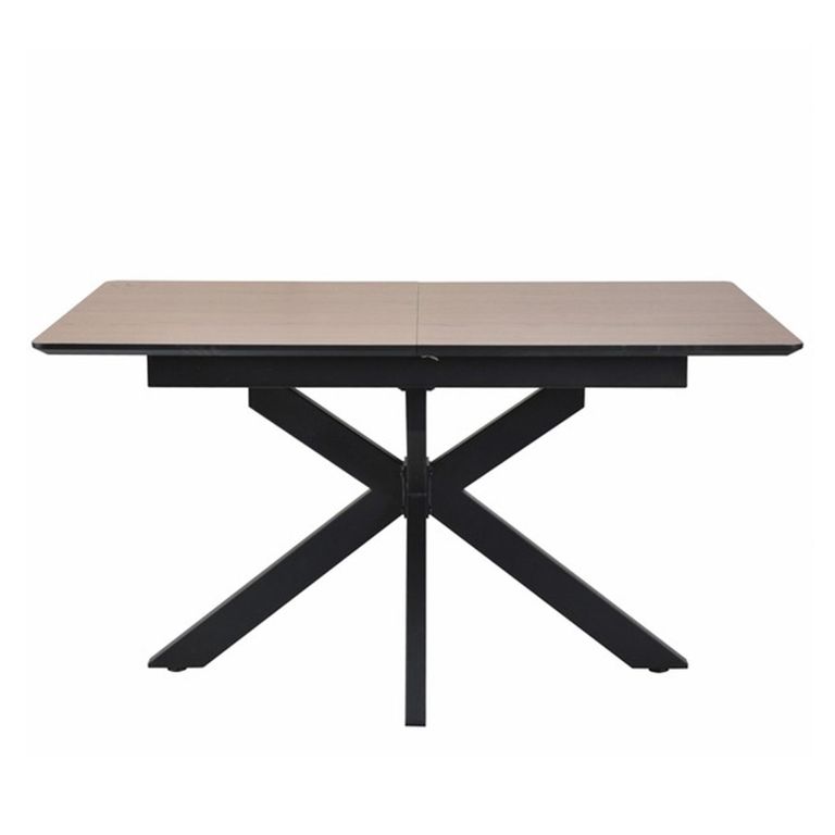 Infiniti Butterfly Extending Dining Table - 140cm-180cm - 4-8 Seater - Spider Leg - Ashen Oak
