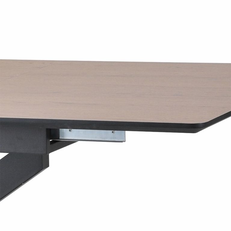 Infiniti Butterfly Extending Dining Table - 140cm-180cm - 4-8 Seater - Spider Leg - Ashen Oak