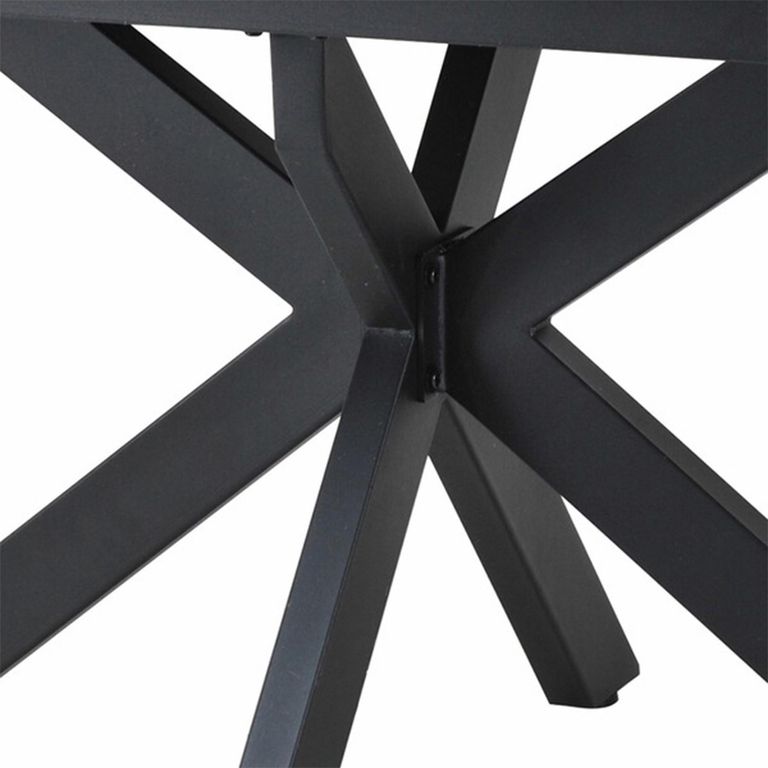 Infiniti Butterfly Extending Dining Table - 140cm-180cm - 4-8 Seater - Spider Leg - Ashen Oak