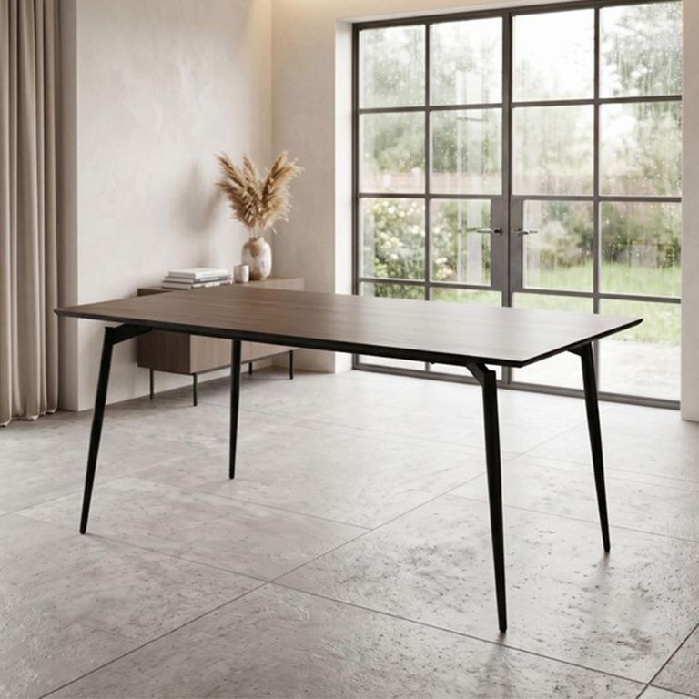Infiniti Dining Table - 160cm - 6 Seater - Ashen Oak