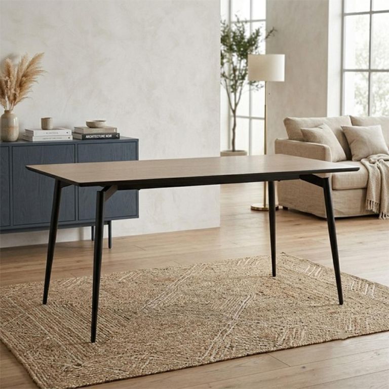 Infiniti Dining Table - 160cm - 6 Seater - Dune Oak