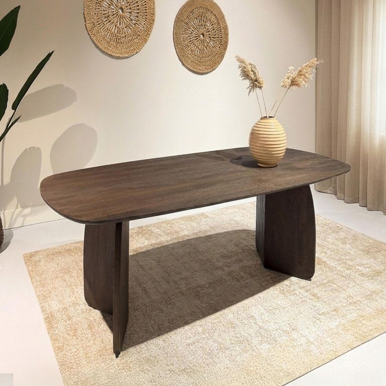 Trevor Dining Table - 220cm - 8 Seater - Malta - Mango Wood