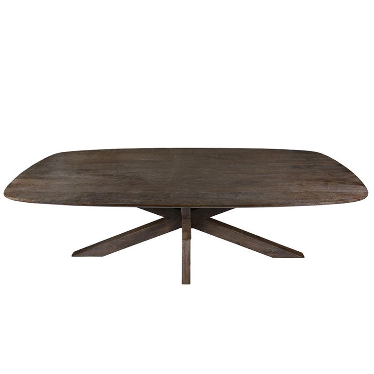Lissabon Dining Table - 210cm - 8 Seater - Spider Legs -Malta - Mango Wood