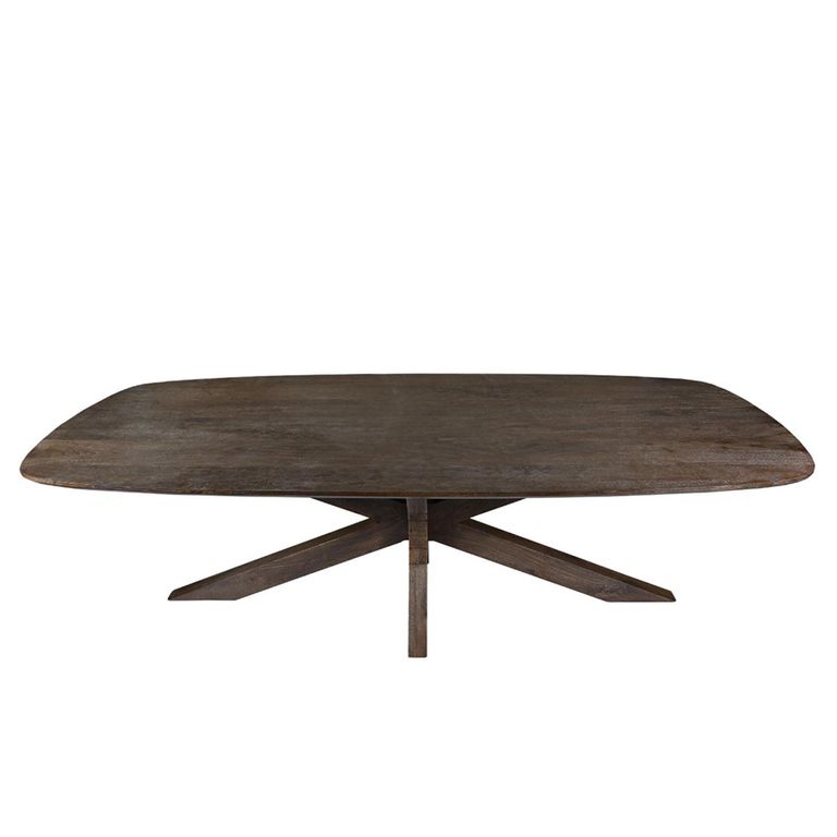 Lissabon Dining Table - 240cm - 8 Seater - Spider Legs - Malta - Mango Wood