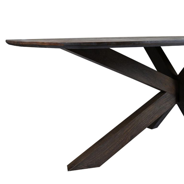 Lissabon Dining Table - 240cm - 8 Seater - Spider Legs - Malta - Mango Wood