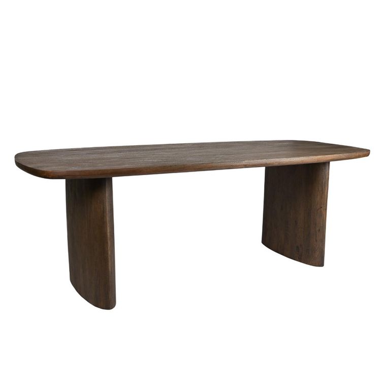 Tyler Curved Dining Table - 220cm - 8 Seater - Malta - Mango Wood