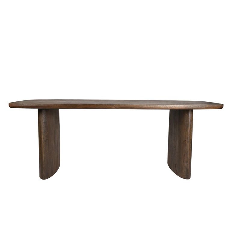Tyler Curved Dining Table - 220cm - 8 Seater - Malta - Mango Wood