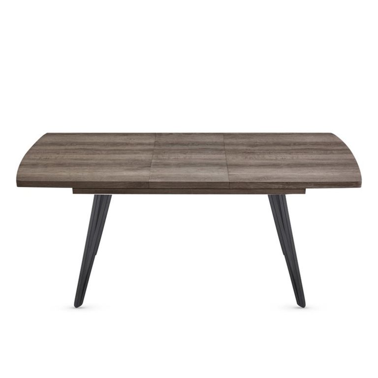 Birkdale Extending Dining Table - 140cm-180cm - 4-6 Seater - Dark Wood