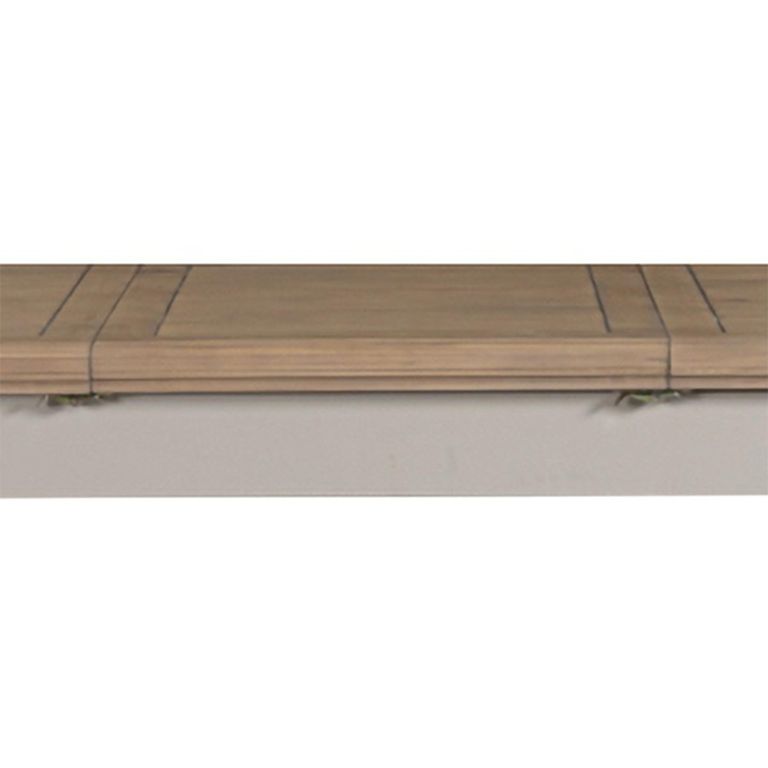 Chateau Extending Dining Table - 200cm-250cm - 8-10 Seater - Grey Painted - Rustic Pine
