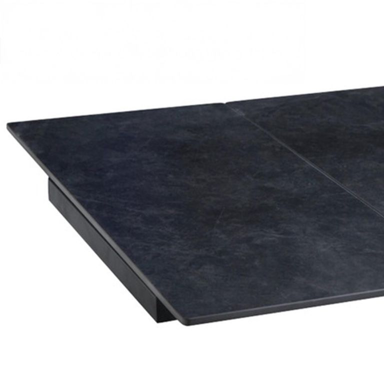 Valantino Extending Dining Table - 160cm-240cm - 6-10 Seater - Dark Grey - Sintered Stone