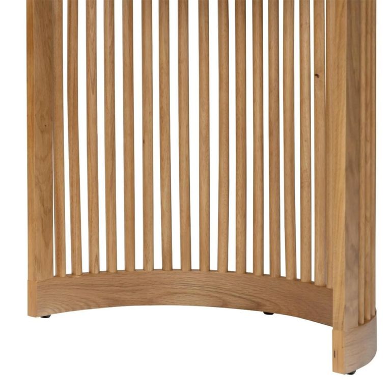Clearance - Soho Dining Table - Oval - Slatted Base - 8 Seater - 200cm - Oak - FSS17482