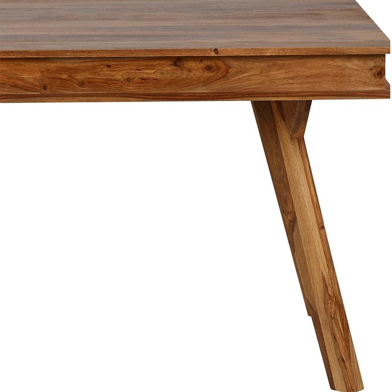 Jodhpur Dining Table - 115cm - 4 Seater - Natural - Solid Sheesham Wood