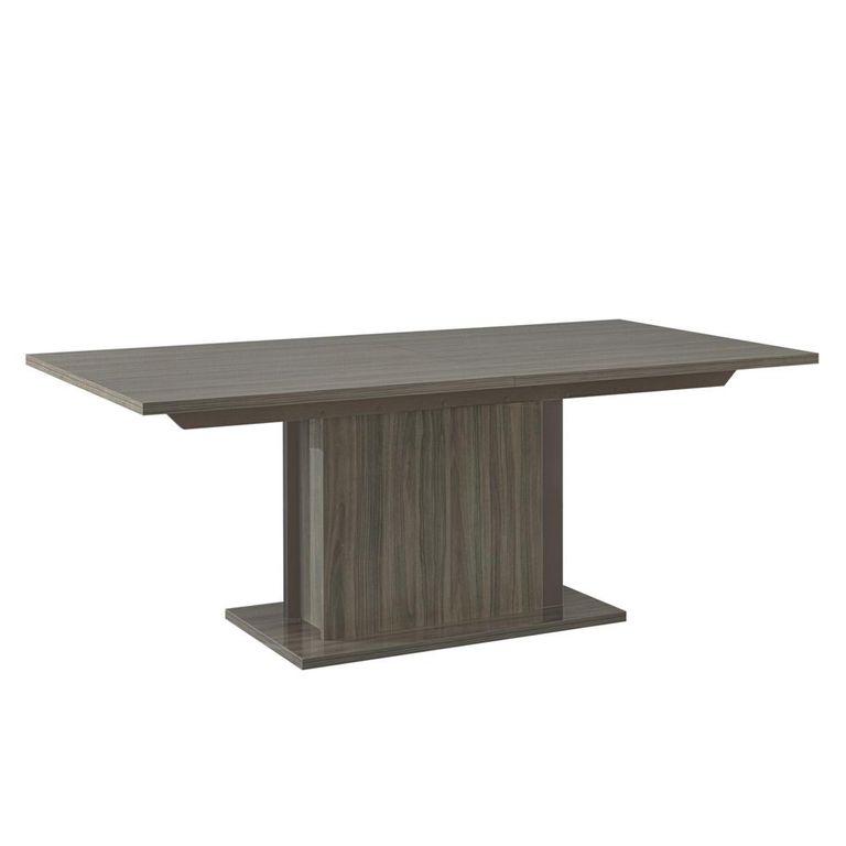 Volare Italian Extending Dining Table - 200cm-290cm - 8-12 Seater - Pedestal - Venetian Grey