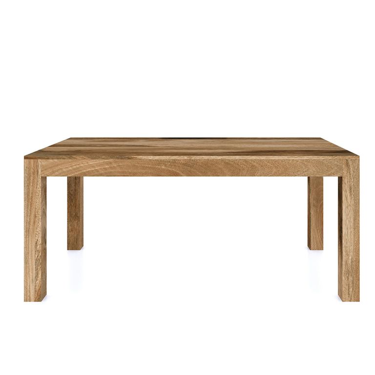Cube Dining Table - 175cm - 6 Seater - Natural - Mango Wood