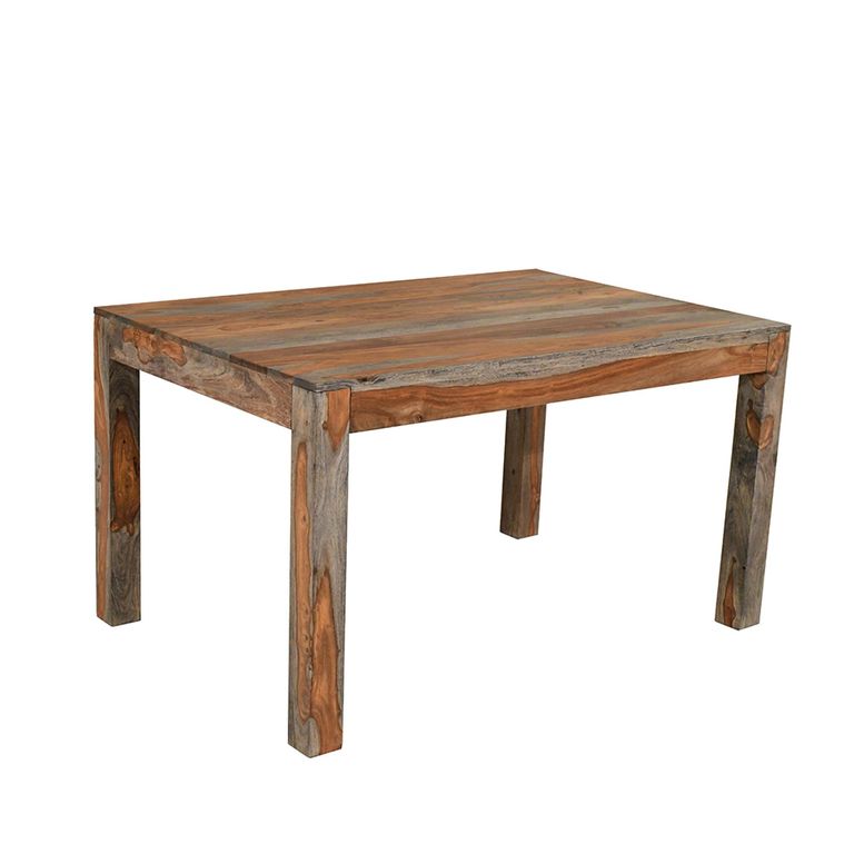 Cube Goa Petite Dining Table - 135cm - 4 Seater - Rustic Sheesham
