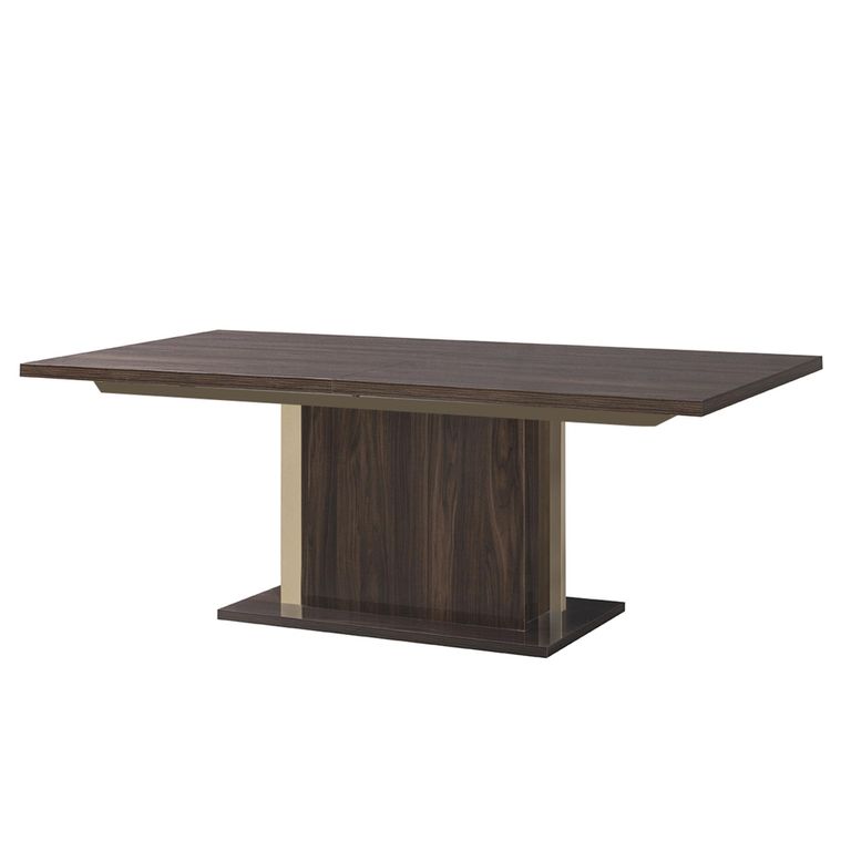 Volare Italian Extending Dining Table - 200cm-245cm - 8-10 Seater - Pedestal - Walnut