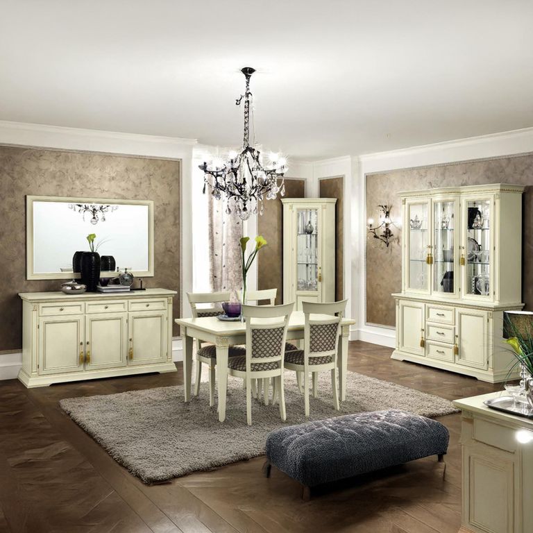 Treviso Italian Extending Dining Table - 140cm-230cm - 6-10 Seater - White Ash