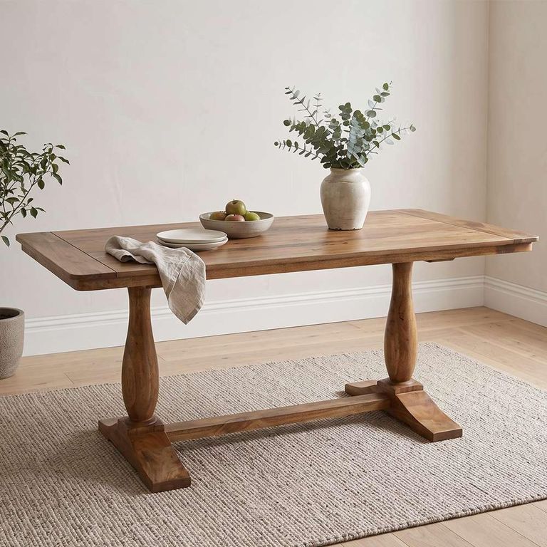 Nalandra Mango Wood 175cm 6 Seater Dining Table