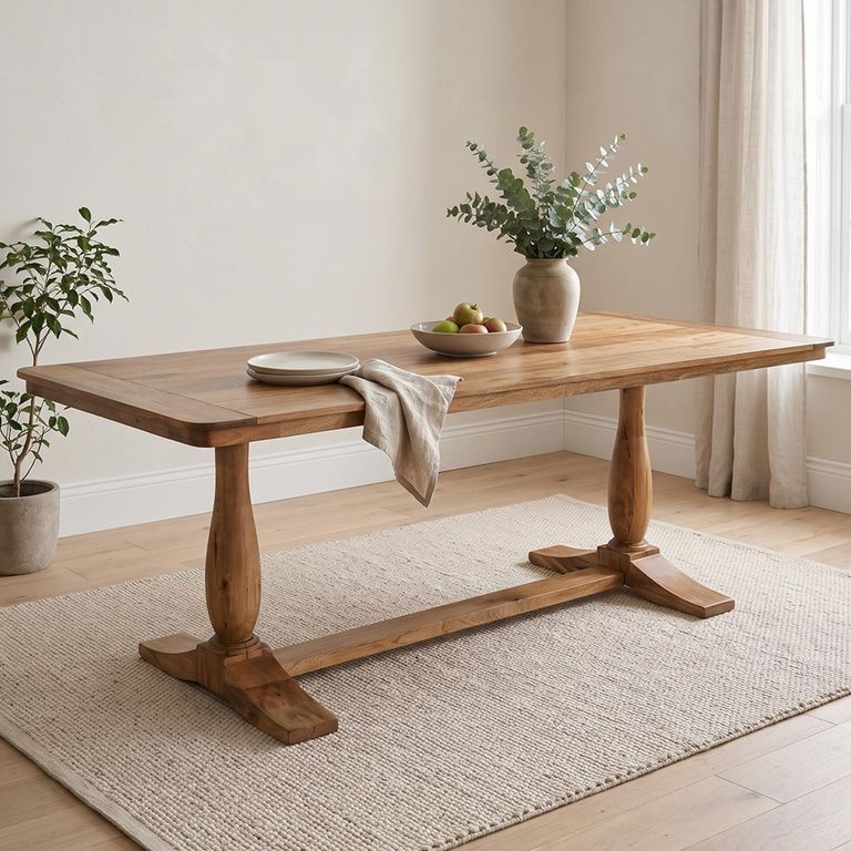 Nalandra Mango Wood 200cm 8 Seater Dining Table