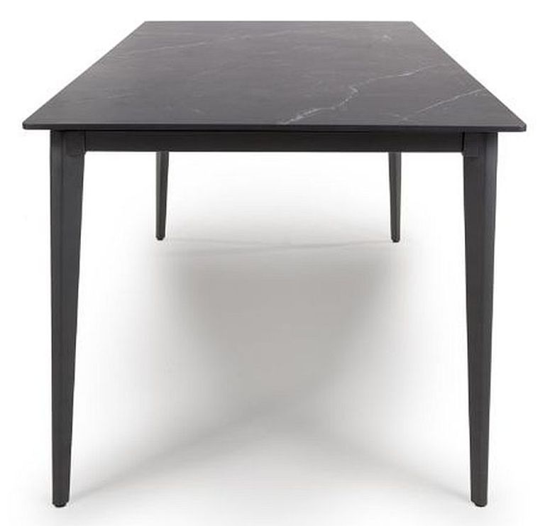 Amalfi Dining Table - Black Ceramic - 6 Seater - 180cm
