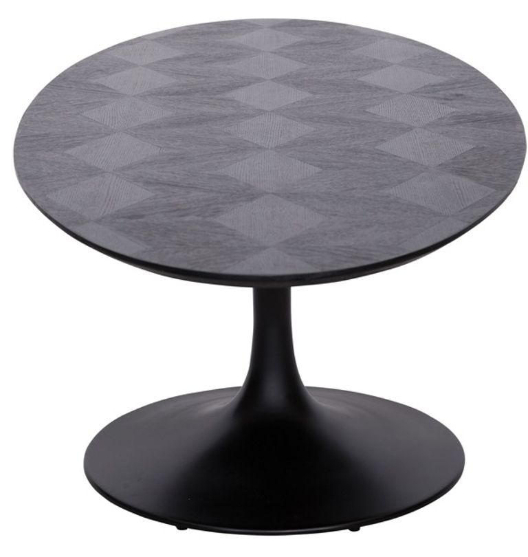Blax Black Geometric Cube 10 Seater Oval Dining Table with Tulip Base