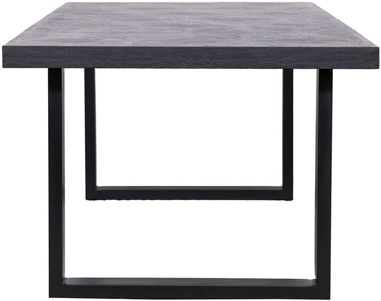 Blax Black Geometric Cube 8 Seater Dining Table