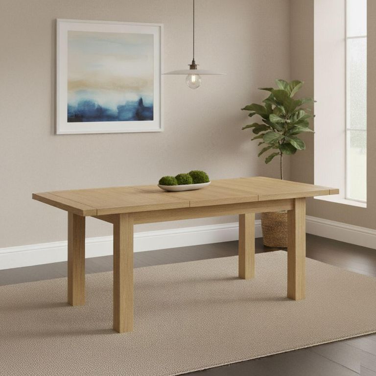 Burford Butterfly Extending Dining Table - 6-8 Seater - 150cm-200cm - Oak