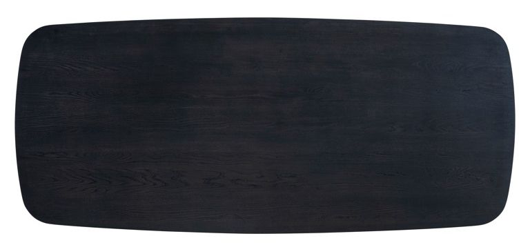 Cambon Dark Oak and Brass 8 Seater Dining Table with Spider Legs