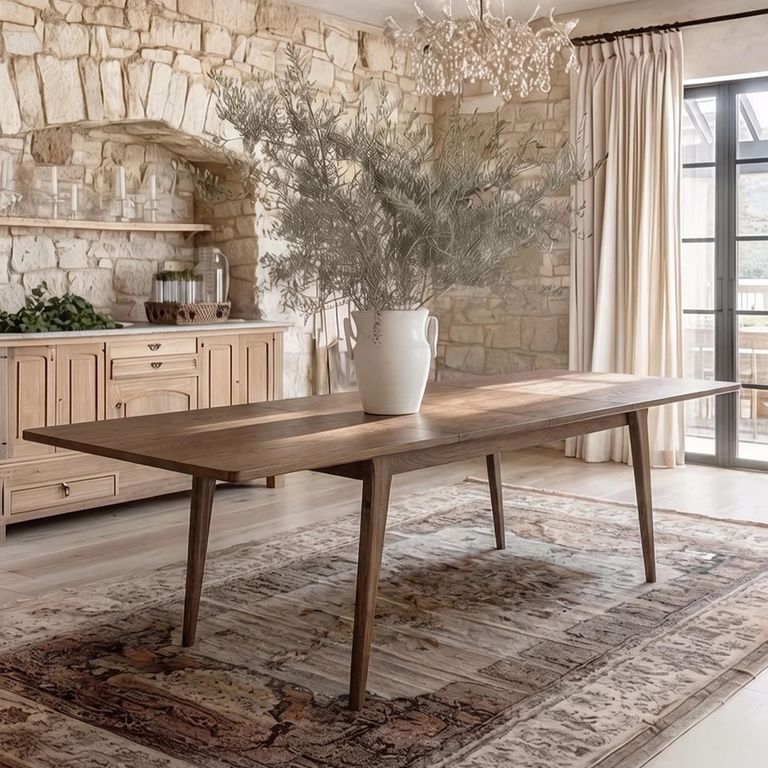 Darwin Extending Dining Table - 240cm-340cm - 8-12 Seater - Dark Brown