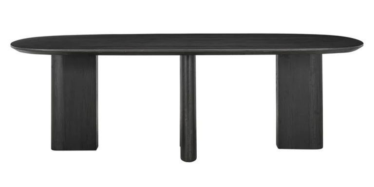 Durban Dark Wood 12 Seater Oval Dining Table