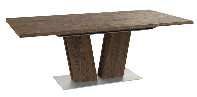 Extending Dining Table - 6-10 Seater - 176cm-276cm - Walnut - SM37 - EX Display