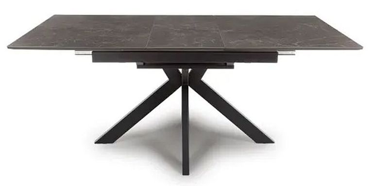 Galaxy Extending Dining Table - Brown Ceramic - 4-6 Seater - 140cm-180cm